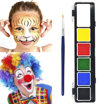 Halloween face oil paint body painting drama Beijing opera face color Childrens Day performance makeup paint quick and easy to wash
