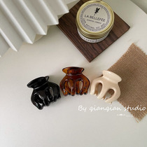 New version of small scratch clip hair erner_acrylic black brown French hair clip shark clip hair scratch Korea Europe and the United States simple