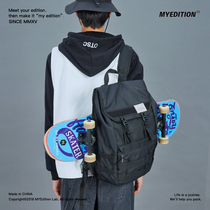 MYE Yan Xing Chao brand Japanese Street waterproof computer backpack national tide skateboard backpack large capacity student schoolbag