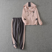 Running Casual Spring Big Code Even Cap Sports Suit Women European Station Loose Spring And Autumn Sweatshirt 2 sets