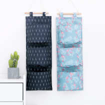  Creative wall-hanging style Oxford cloth storage hanging bag Bathroom fabric storage bag Cute dormitory door hanging bag