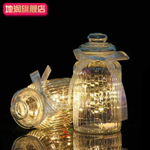 LED light string wish glow Star bottle 520 Lucky Star glass bottle 1314 origami plastic tube Starry Sky bottle gift