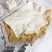 MoonShine soft waxy cream ~ Super soft modal cotton breathable lace womens underwear