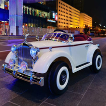  Rolls-Royce childrens electric car Four-wheeled stroller Baby remote control car child classic car toy car can sit people