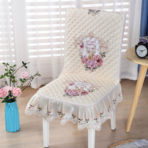 Chair cover Chair cushion Dining chair cushion Dining table Chair cover Universal one-piece backrest One-piece stool cover Tablecloth Fabric cushion