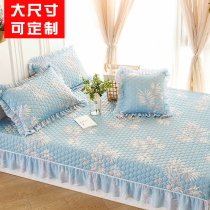 Sheet Kang cover large Kang cover cover custom tatami cotton European style Kang single Kang pad fabric non-slip bed cover Kang skirt