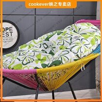 Colored indoor rocking chair lazy siesta leisure lounge rocking balcony adult chair adult home chair