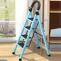 Ladder Home Herringbone Ladder Folding Indoor Thickened Stairs Lightweight Multifunctional Climbing Ladder Telescopic Escalator Stool