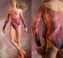 Just A Corpse JAC Ballet Dance Yoga Body Suit Cloudy