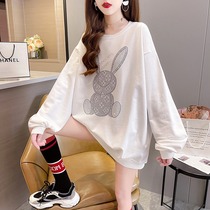Pregnant womens blouses spring and autumn womens T-shirts Long sleeves Loose Outside Fashion style Suit Compassionate Spring Clothing Korean version of the new inner lap