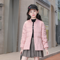 2020 autumn and winter childrens light girls down liner Middle and large childrens youth warm big childrens white duck down top