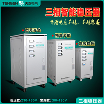 Tianzheng TNS-20 30 50kW Three-phase voltage regulator motor Laser medical industrial machine tool equipment voltage regulator power supply