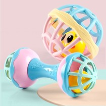 Baby molar stick hand bell toy tooth gum 0-3 months puzzle newborn bite music 0-1 year old baby toy