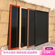 Blackboard custom large hanging milk tea shop creative billboard menu home teaching 6090 small blackboard shop