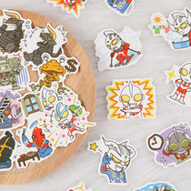 40 Ultraman stickers luggage suitcase stickers computer creative personality waterproof stickers mobile phone case stickers paper painting