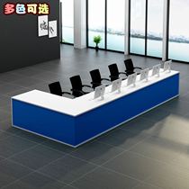 Reception desk Modern simple intermediary corner desk Front desk Real Estate cash register Travel agency L-shaped bar