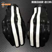 New Japanese Prisoner Gloves Leather Motorcycle Vintage Harley Samurai Motor Travel Protection Riding Gloves 2020