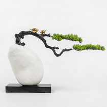 New Chinese simulation stone plant landscaping furnishings home model room living room office desktop decorations ornaments