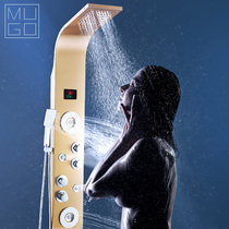 304 stainless steel shower set all copper shower European shower screen copper faucet shower bathroom nozzle set