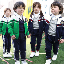 Primary and secondary school uniforms Spring and Autumn Childrens Games set kindergarten uniforms Shenzhen class uniforms increased