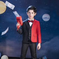 Childrens suit suit piano performance clothing Korean boys color pattern show tide handsome fashion suit dress