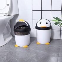 Cartoon Penguin Trash Can Toilet home toilet big number with cover Kitchen Living Room Cute Teenage Bedroom Idea