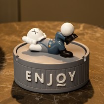 Ashtrays high-end atmosphere upper atmosphere class number creative personality trend sending boyfriend evil to make bedroom bed special not to run