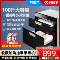 Wanjiale YQD100-D862 disinfection cupboard small household disinfection cabinet cupboard built-in kitchen vertical