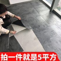 5 square PVC floor stickers self-adhesive waterproof wear-resistant thick living room floor glue Net red ins imitation tile floor tiles