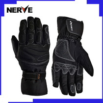 NERVE winter motorcycle gloves for men and women thickened warm waterproof windproof cold anti-drop locomotive racing riding