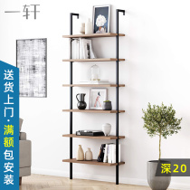 Iron Art Floor Shelve Shelf Living Room Bedroom Decorative Frame Leaning Against Wall Multilayer Bookshelves Free Of Punch Nordic Flower Shelf Show Shelf