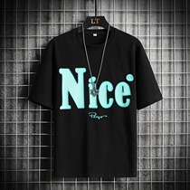 Short Sleeve T-shirt Mens Summer 2022 New Tide Signs Trendy Small Crowd Design Sensation Teens Half Sleeves Inner