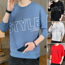 Long sleeve T-shirt mens 2021 Spring and Autumn new trendy brand ins mens coat loose fashion clothes