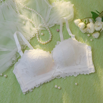 Underwear womens summer small chest gathered sub-breast anti-sagging upper bracket thin section strapless invisible bra cover non-slip Bra