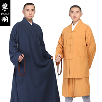 Shan Li Shangyuan cotton washing monk clothing short coat Luohan coat suit monk clothing long gown gown big coat and monk clothing small gown