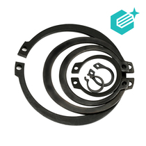 Circlip for black manganese steel shaft card with circlip C- type snap ring bearing elastic retaining ring snap Set 3 4 8 150
