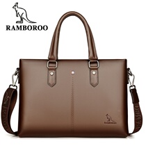 Blue Blob Kangaroo Masculine Bag Men Bag Handbag briefcase Mens Business Brief About the new single shoulder Inclined Satchel Bag
