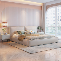 pi yi chuang Italian minimalist light luxury modern minimalist Nordic master pouch 1 8 meters double baxter zhen leather bed