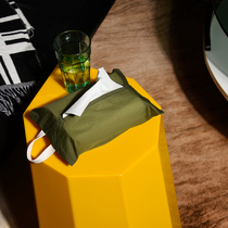 PPdaily-Simple Pure Color Hanging Tissue Bag Desktop Car Lightweight Cloth Nordic Storage