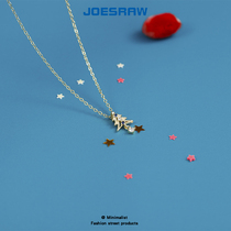 925 sterling silver niche Joker Christmas tree item neck chain female Korean version of simple exquisite pendant to send girlfriend holiday gift