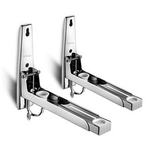Microwave Storage Rack Wall Mounted Bracket 304 Stainless Steel Kitchen Bracket Storage Shelf Wall Hanging Oven
