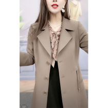 This years popular high-end windbreaker coat womens 2022 new Korean-style temperament ladies little mothers coat