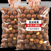 Milk-flavored macadamia nuts childrens food snacks dry nuts bulk pure nuts 500g bags of large grains
