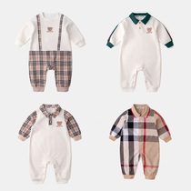 Japan buys baby jumpsuit Bear Spring Autumn climbing clothes newborn long sleeve clothes men and women out baby ha clothes