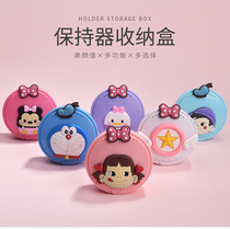 Orthodontic retailer contains boxes of invisible dentures boxes with cute portable dental denture boxes