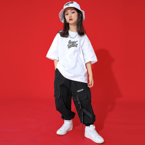 Less Son Street Dance Suit Boy Hip Hop Acting Out Children Jazz Dance Costumes Girl Hiphop Tide Card Performance Suit