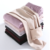 De velvet fever trousers women plus velvet constant temperature heat pants in the body wear bottom pants cotton wool warm pants women