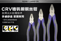 8 inch chrome vanadium steel vise wire pliers TSDETS product a TS-108 Taiwan with fire treatment can cut paper