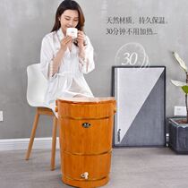 To the knee foot bucket over the calf home wooden fumigation foot bath high knee health foot high water level