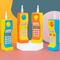 Toy mobile phone children's phone simulation boy girl baby can bite puzzle small music model big brother